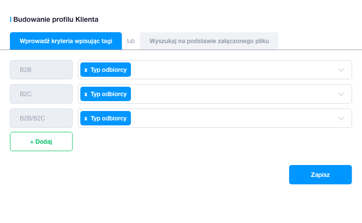 Budowanie profilu klienta