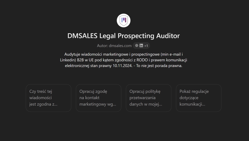 AI legal prospecting auditor